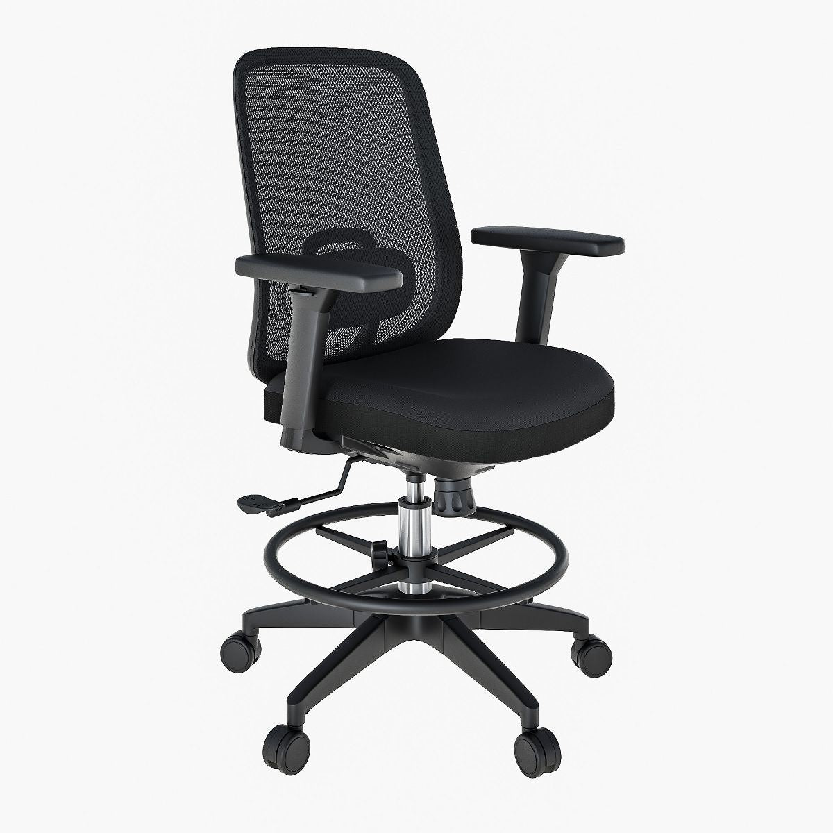FLEXISPOT C2 Ergonomic Office Chair, Foam Seat Cushion, Black