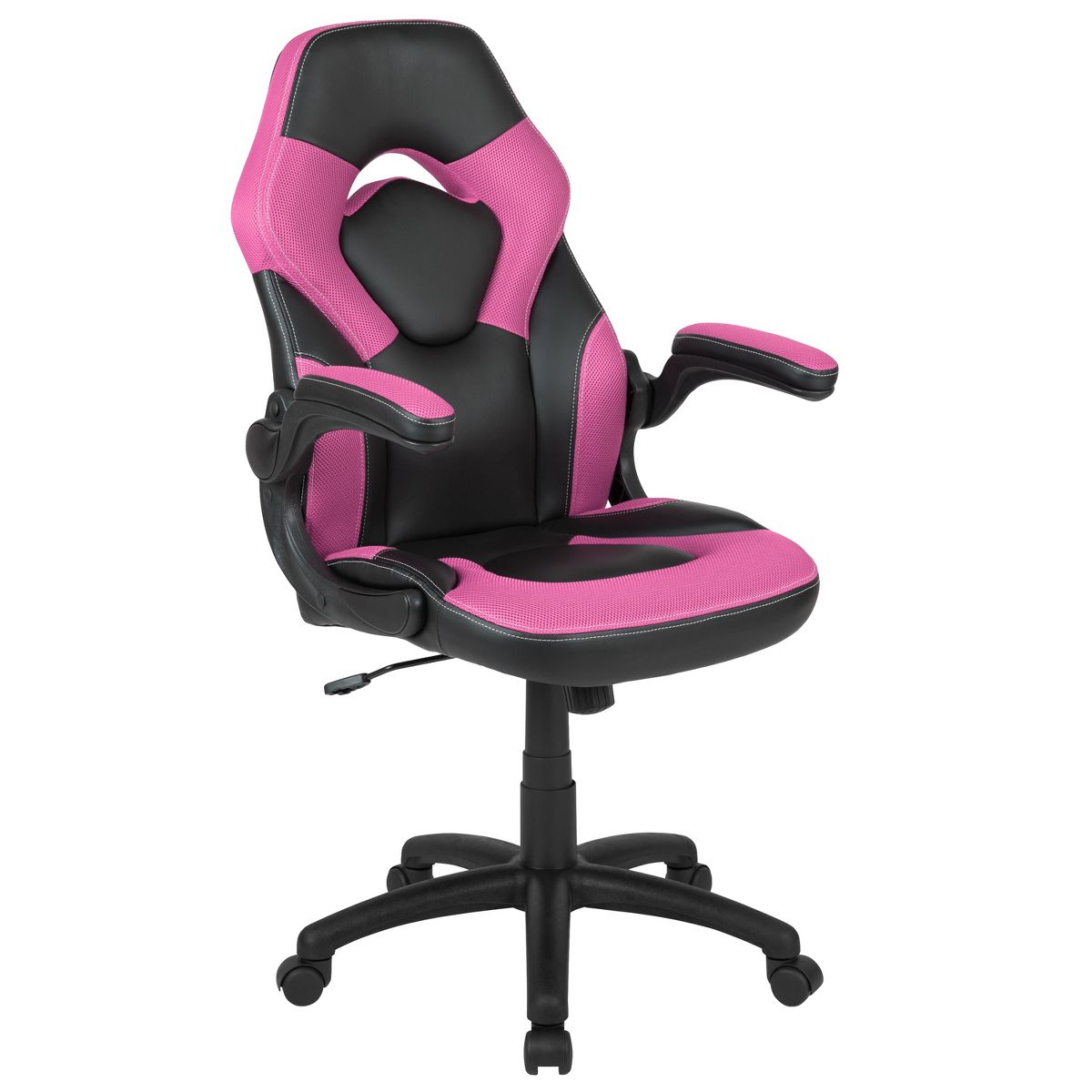 Flash Furniture X10 Gaming Chair, Racing Ergonomic Office Chair, Height Adjustable Swivel Computer Chair w/ Flip-Up Arms, Camouflage/Black LeatherSoft