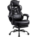 BALHAM TRADE-Luxury Gaming Chair High Back Office Chair with Footrest Massage Lumbar Support Reclining Computer Chair