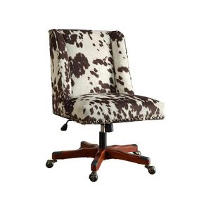 HomeStock 34 in.H Adjustable Height White Foam Seat Material with Casters/Wheels Office Chairs
