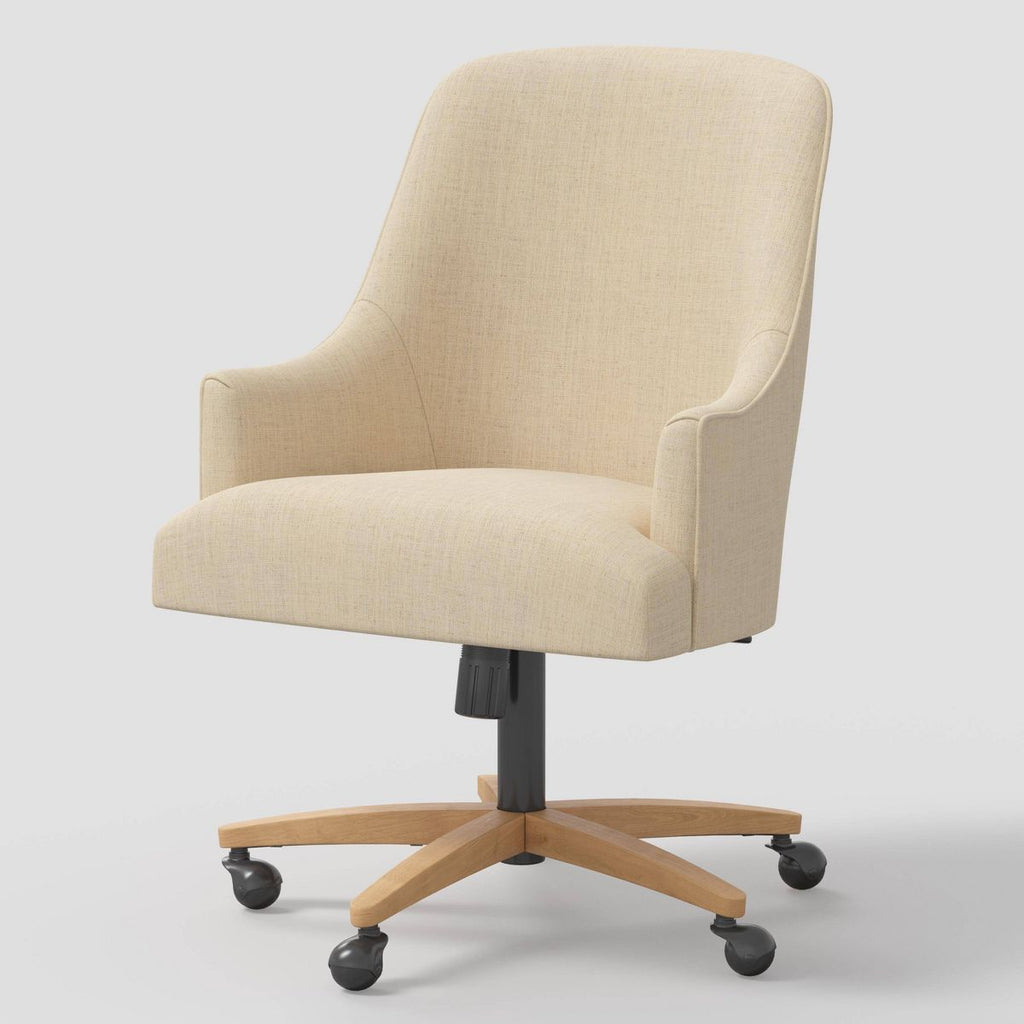 Santa Monica Office Chair in Classic Linen Linen - Threshold™ designed with Studio McGee