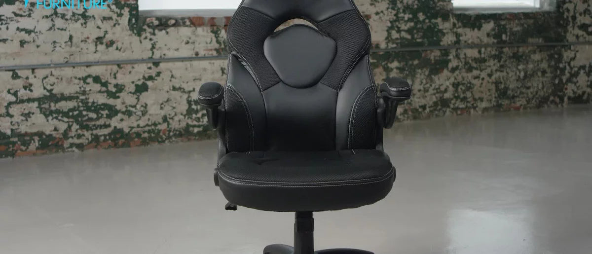 Flash Furniture X10 Gaming Chair, Racing Ergonomic Office Chair, Height Adjustable Swivel Computer Chair w/ Flip-Up Arms, Camouflage/Black LeatherSoft