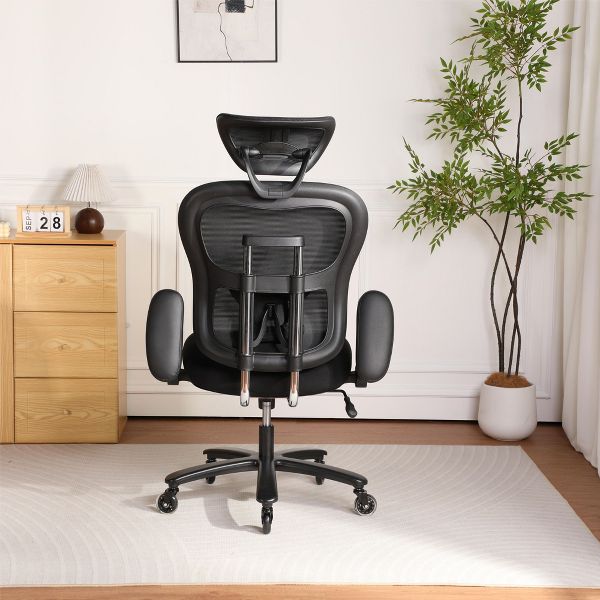 500LBS Big and Tall Office Chair Mesh Breathable,Gaming Chair with Adjustable Backrest Height