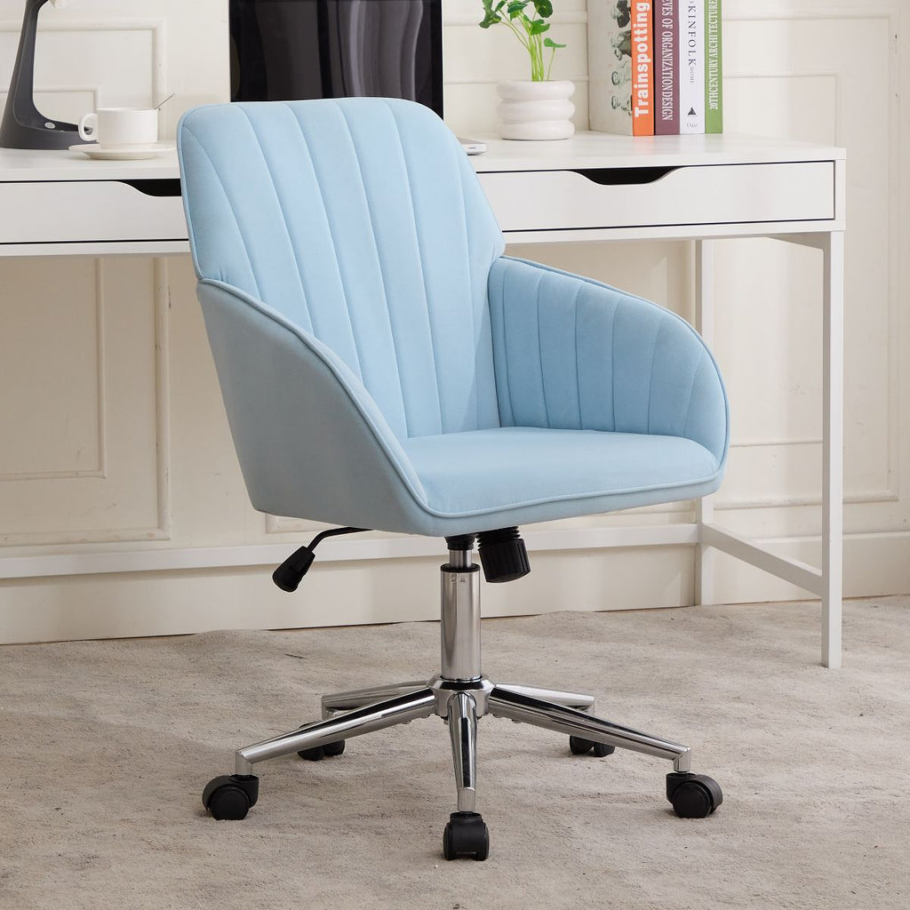 Adjustable Office Chair, Home Bedroom, Ergonomic Swivel Chair, Backrest Seat, Comfortable for Long Sitting