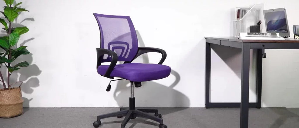 Yaheetech Adjustable Ergonomic Computer Chair Office Chair Black