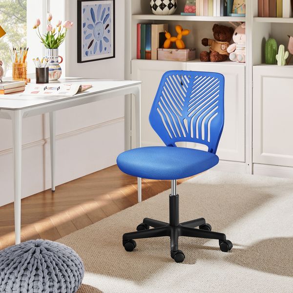 Yaheetech Adjustable Office Chair Swivel Computer Chair-Black
