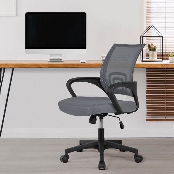 Yaheetech Adjustable Ergonomic Computer Chair Office Chair Black