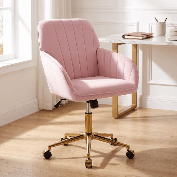Adjustable Office Chair, Home Bedroom, Ergonomic Swivel Chair, Backrest Seat, Comfortable for Long Sitting