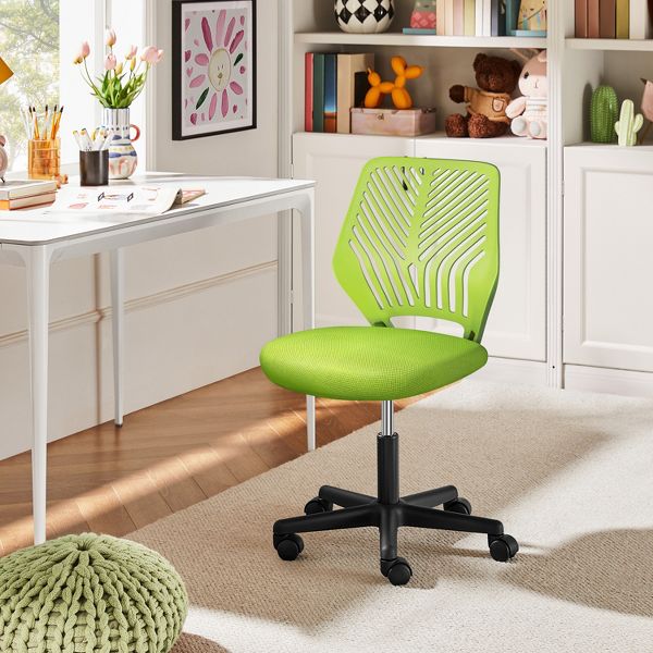Yaheetech Adjustable Office Chair Swivel Computer Chair-Black