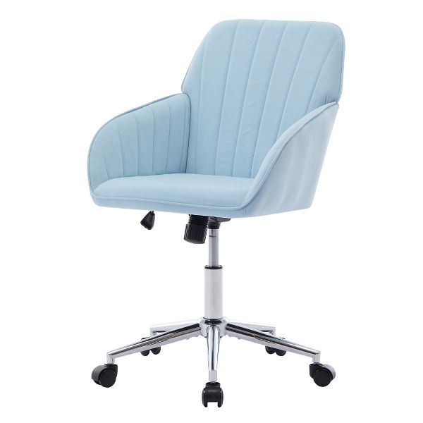 Adjustable Ergonomic Swivel Office Chair with Backrest - Comfortable for Long Sitting, Suitable for Home and Bedroom