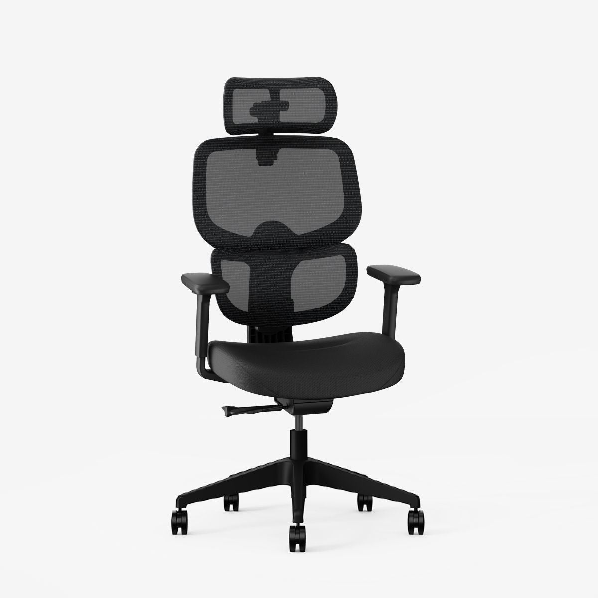 Flexispot C7 Upgraded Series Black Ergonomic Office Chair, Foam material, No footrest