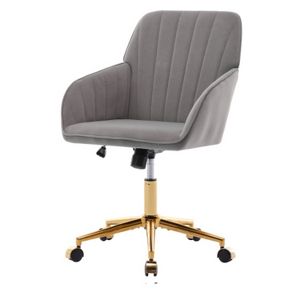 Baby Blue Adjustable Office Chair, Ergonomic Swivel Seat with Memory Foam Cushion for Home Bedroom Study, Single