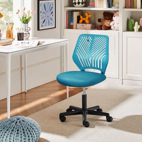 Yaheetech Adjustable Office Chair Swivel Computer Chair-Black