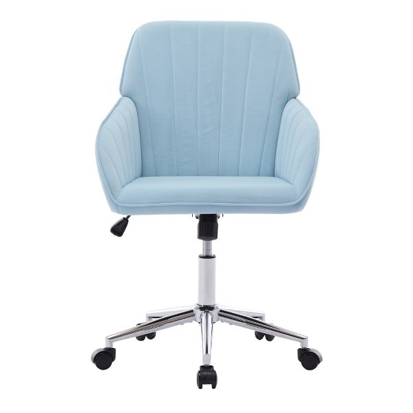 Adjustable Ergonomic Swivel Office Chair with Backrest - Comfortable for Long Sitting, Suitable for Home and Bedroom