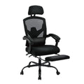 Bestier Office Chair Ergonomic Desk Chair, Home Mesh Office Desk Chairs with Wheels, Lumbar Support Pillow and Padded Armrests, Comfy Gaming Chair