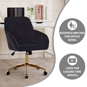 Baby Blue Adjustable Office Chair, Ergonomic Swivel Seat with Memory Foam Cushion for Home Bedroom Study, Single