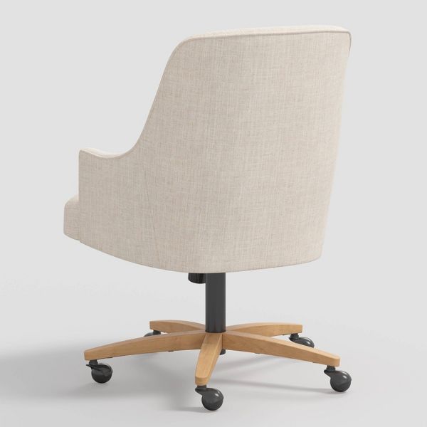 Santa Monica Office Chair in Classic Linen Linen - Threshold™ designed with Studio McGee