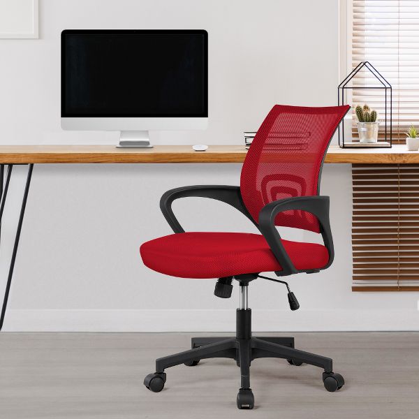 Yaheetech Adjustable Ergonomic Computer Chair Office Chair Black