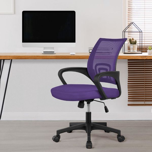 Yaheetech Adjustable Ergonomic Computer Chair Office Chair Black